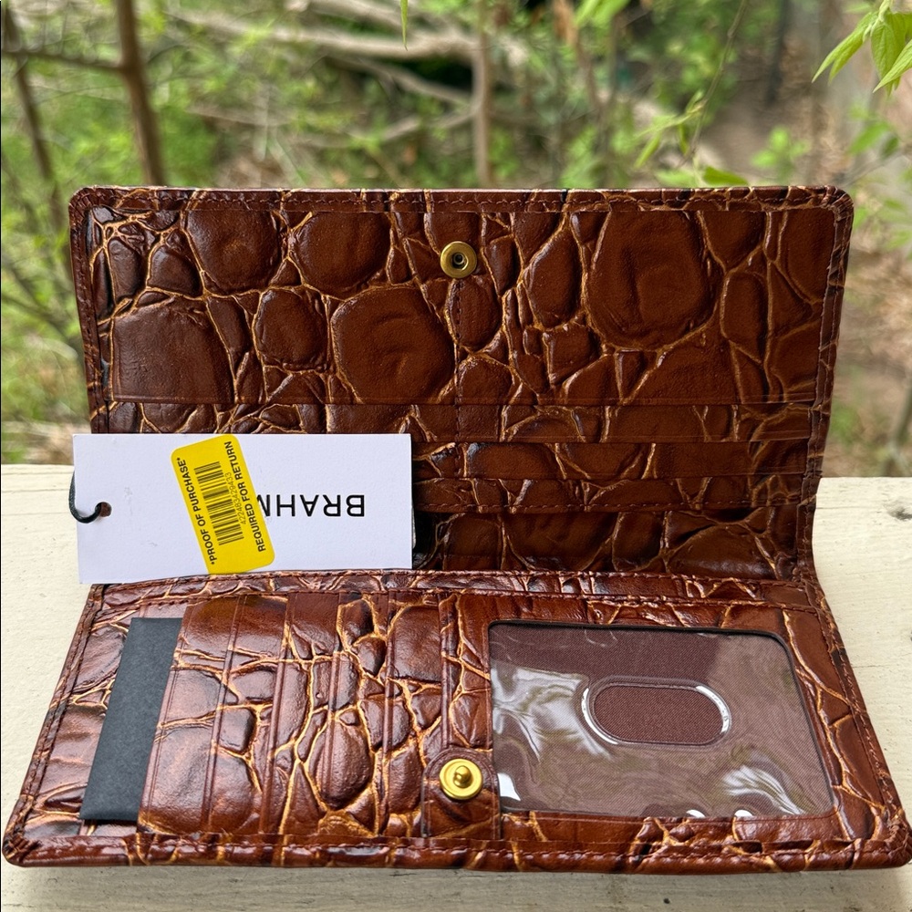 NWT🌺Brahmin Ady Wallet Sparkling Cider Barnard - Picture 3 of 10